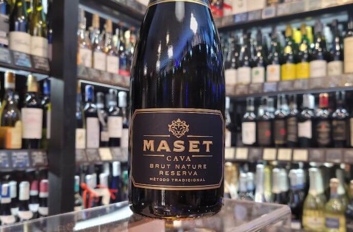 CAVA MASET BRUT NATURE RESERVA HISZPAŃSKIE WINO MUSUJĄCE WYTRAWNE